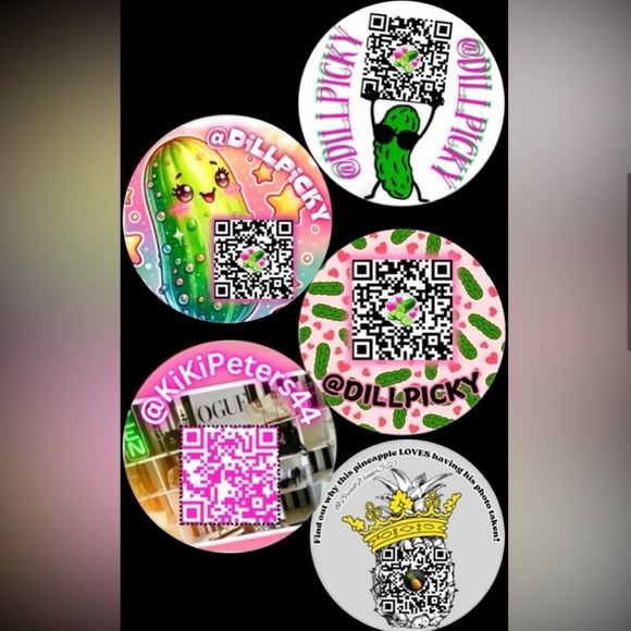 100 QR CODE STICKERS CUSTOM MADE - Picture 7 of 15